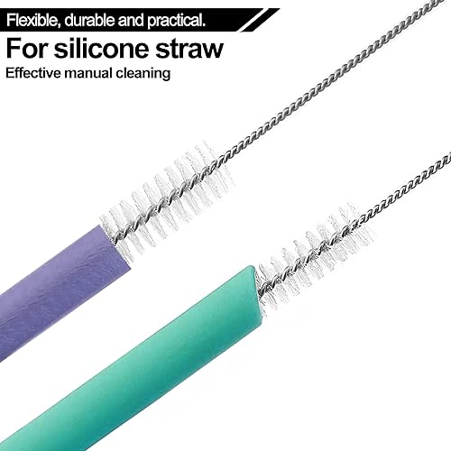 Miniatura 2 de Stanley - Cepillo limpiador de pajillas, reutilizable extra largo para tazas Stanley de 40/30/20 onzas, cepillo de limpieza para popotes de beber de
