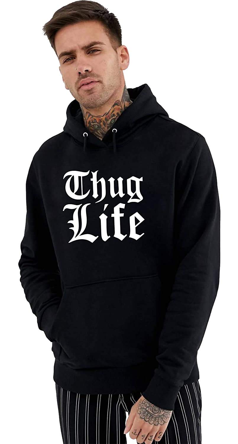 BE SAVAGEThug Life Unisex Printed Funny Hoodie for Men and Women | Hoodies for Men | Hoodies for Women | Unisex Hoodie | Hoodies for Boys | Hoodies for Girls