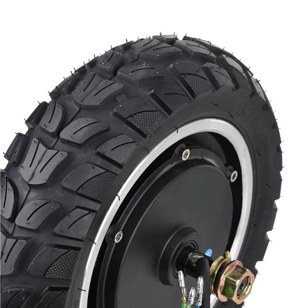 Moteur de Roue arrière 48 V 800 W, Assemblage de Moteur 10 Pouces avec Pneu Gonflable 10 × 2,75-6,5 for Scooter électrique KUGOO G2 Pro. Pièces