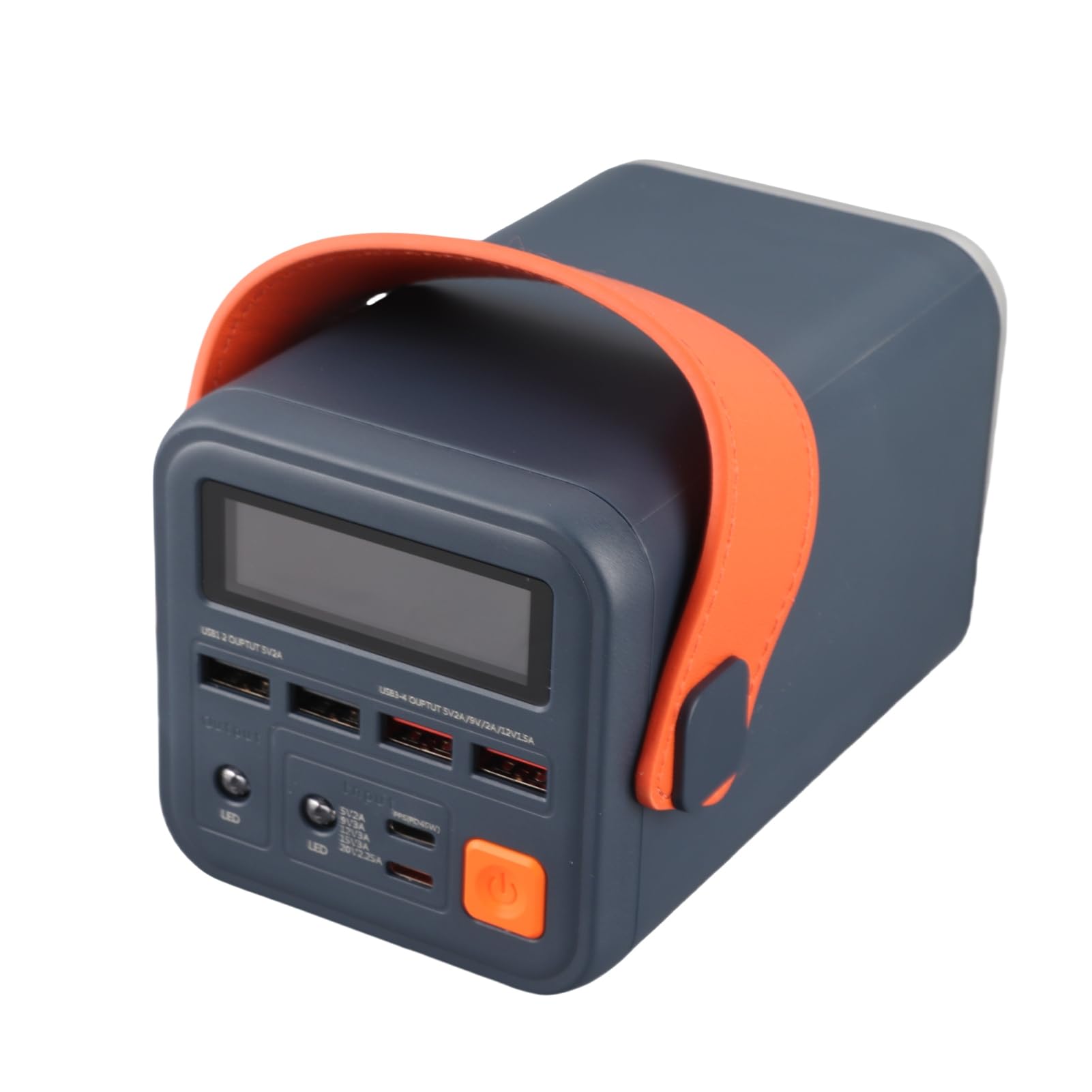 Central Eléctrica con Batería De Litio De 60000 MAh: Carga Rápida Bidireccional Portátil For Acampar Al Aire Libre Y Apagones De Emergencia(B)