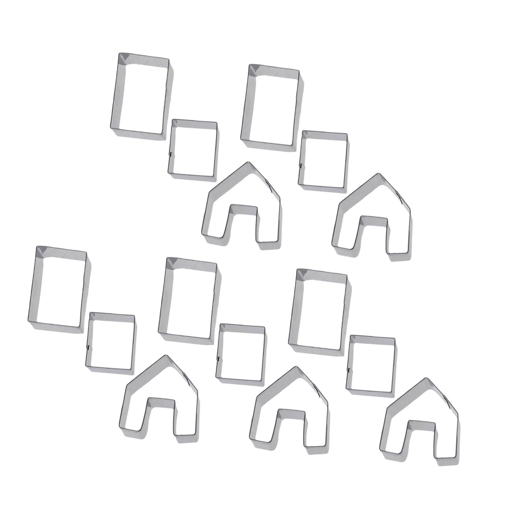5 Ensembles Lot de Emporte Maison Acier Inoxydable pour Biscuits de Noël Découpe Pâte pour et Pâtisserie Maison