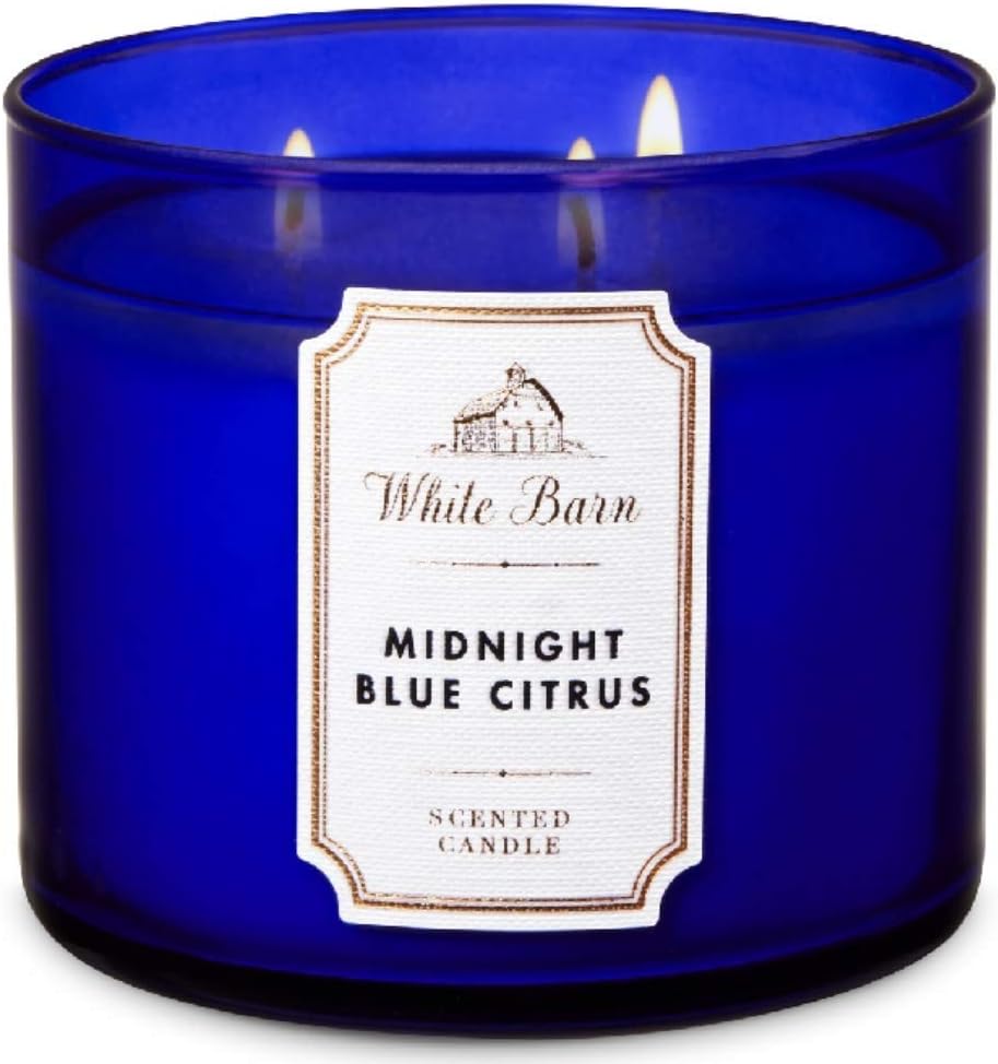 Bath and Body Works, White Barn 3Wick Candle w/Essential Oils 14.5