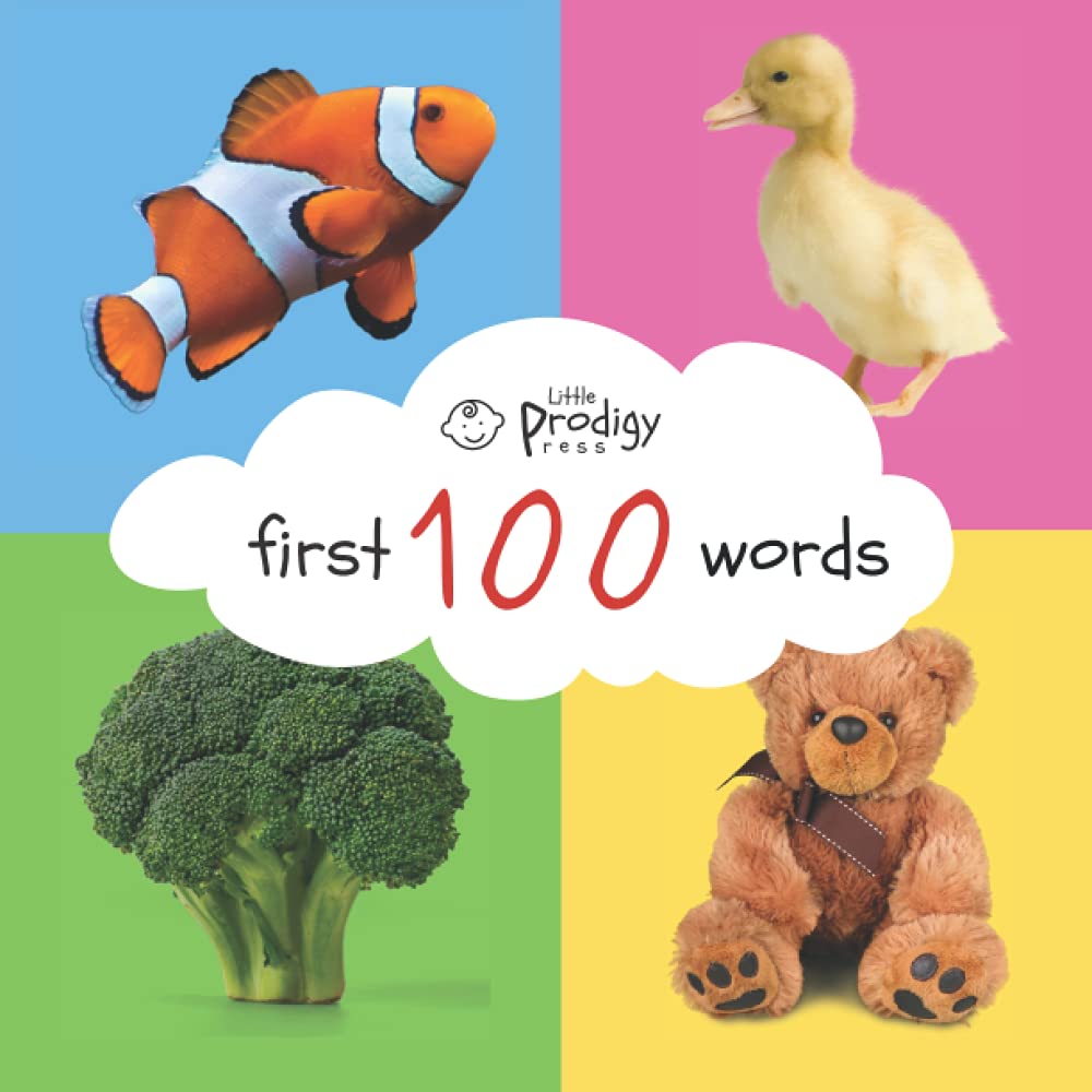 First 100 Words | Toddlers First Words | Baby Words with Real Pictures | Easy Learning Words for Toddlers: Words they see around!