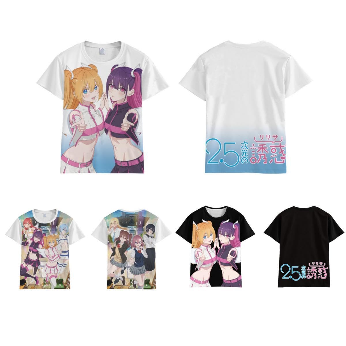 Amazon | Tシャツ 2.5次元の誘惑 半袖 トップス ティーシャツ