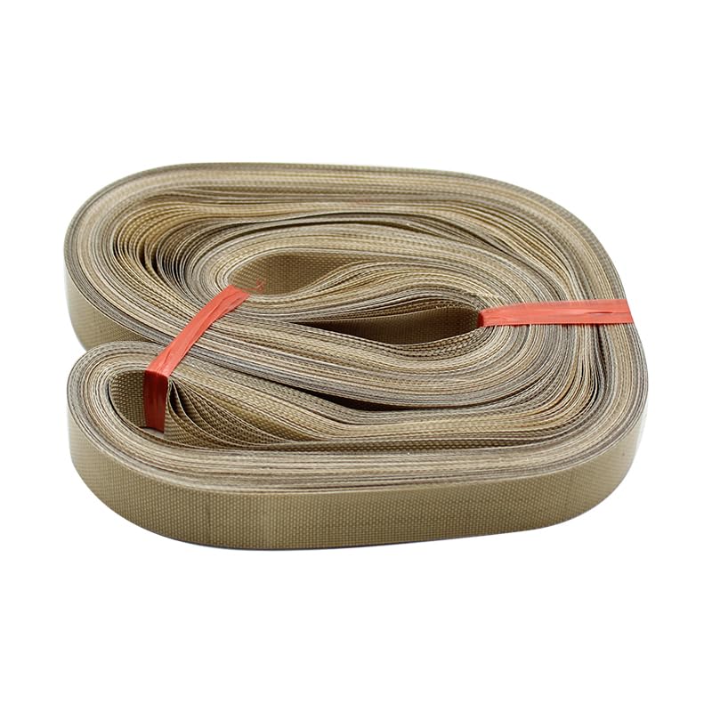 50pcs 750x15mm PTFE Sealing Belt Polytef Belts for FR-900 FRM-900 FR900 Continuous Band Sealer Sealing Machine Replacement Belts Spare Part Kits (770x15mm (Perimeter x Width))