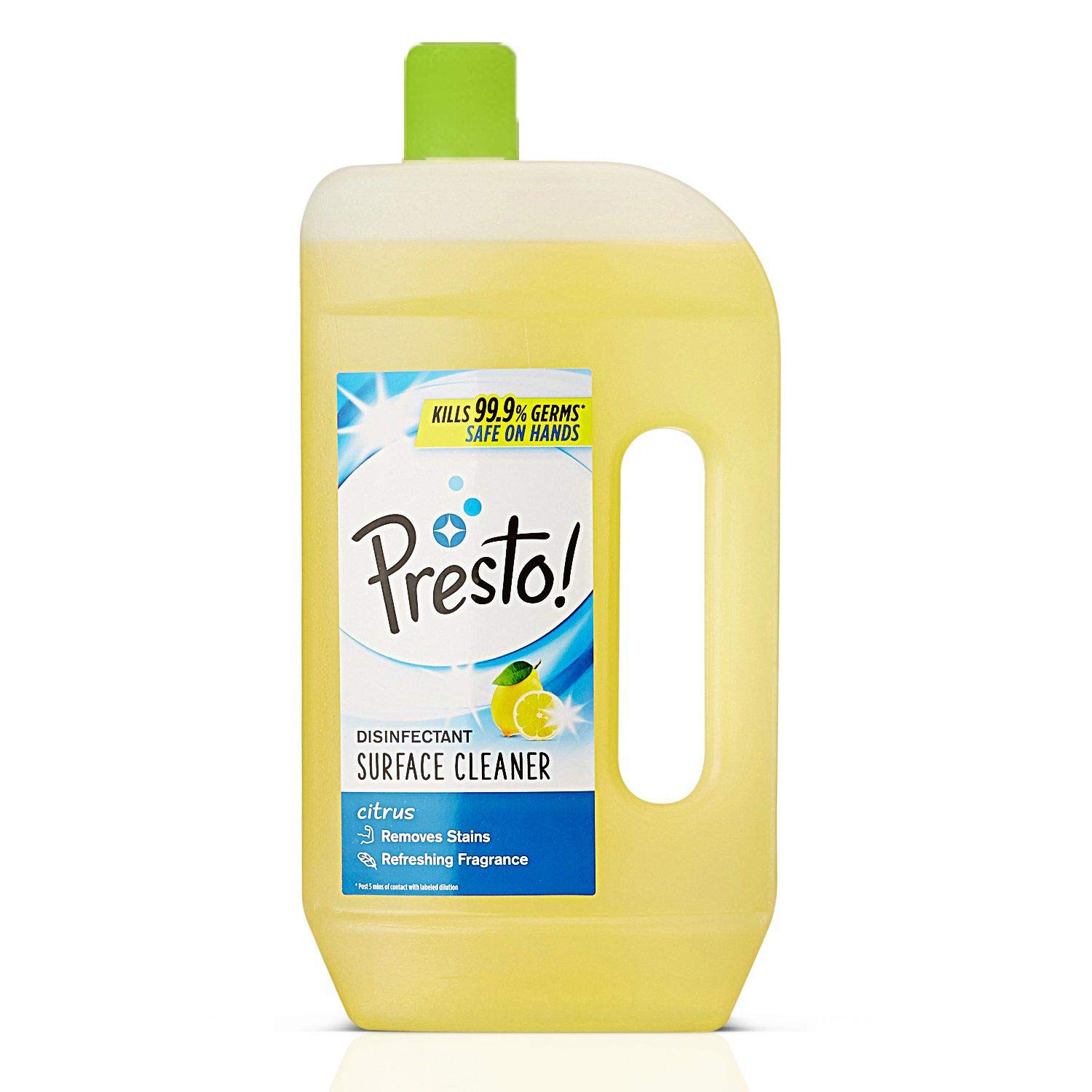 Amazon Brand – Presto! Disinfectant Surface/Floor Cleaner – 975 ml (Citrus) Amazon Brand – Presto! Disinfectant Surface/Floor Cleaner – 975 ml (Citrus)