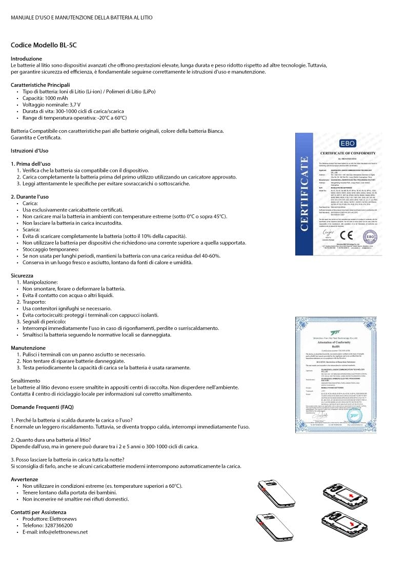 Batteria Compatibile Per SAIET UNICO MAX/UNICO - Ricambio Originale - Foto 12