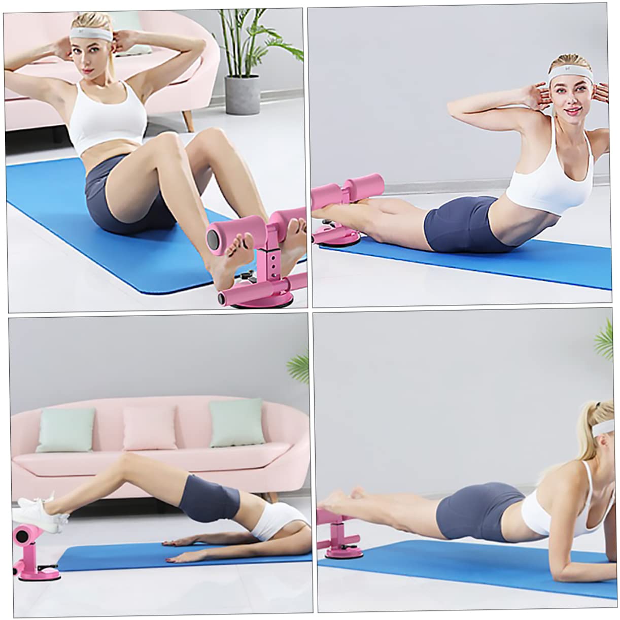 HANABASS Home Fitness Equipment Sit-up Aid Abdominal Curl Assist Portable and Durable