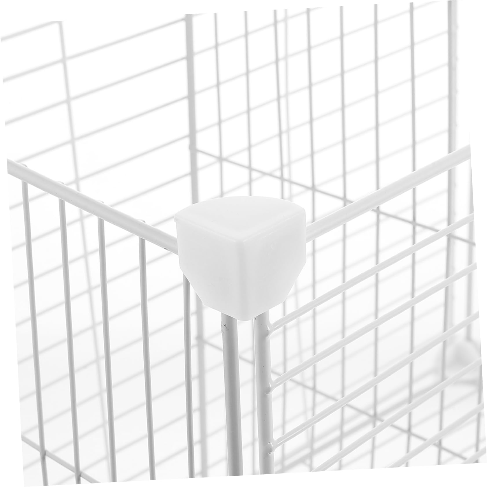 Organizador de Almacenamiento Diseño Multifuncional para Congelador de Hierro Blanco Separadores Ajustables y Cesta Inferior y Fácil Instalación para Cocina y Refrigeradores