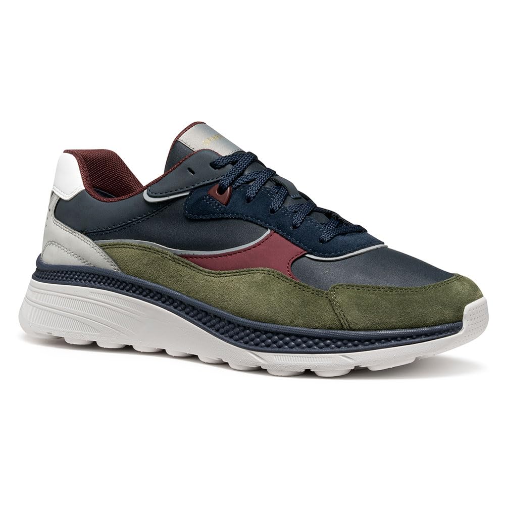 Geox Men's U SPHERICA ACTIF X1 Trainers, Blue, 41 EU