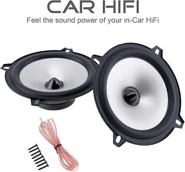 2pcs 5 Inch 60W 2 Way Coaxial Car Speakers Automobile HiFi Full Range Frequency Sensitivity Power Loudspeaker