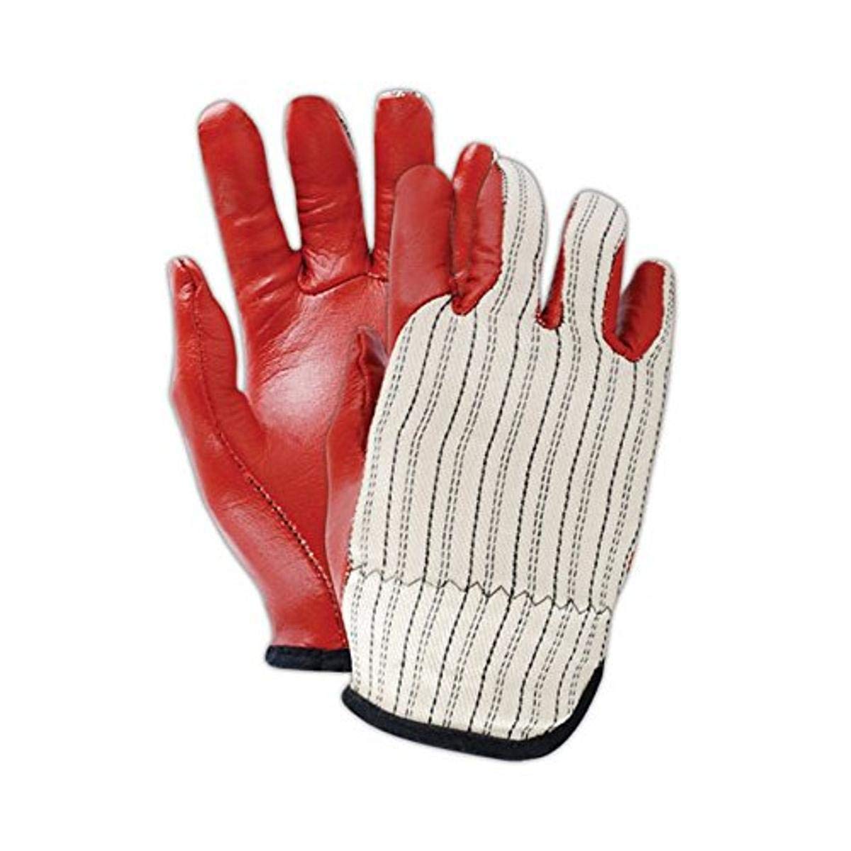 North by Honeywell 85/3719 North Worknit HD 853729 Nitrile Supported Gloves, Men's (Fits), Brown, Ladies (Fits Medium) (Pack of 12)