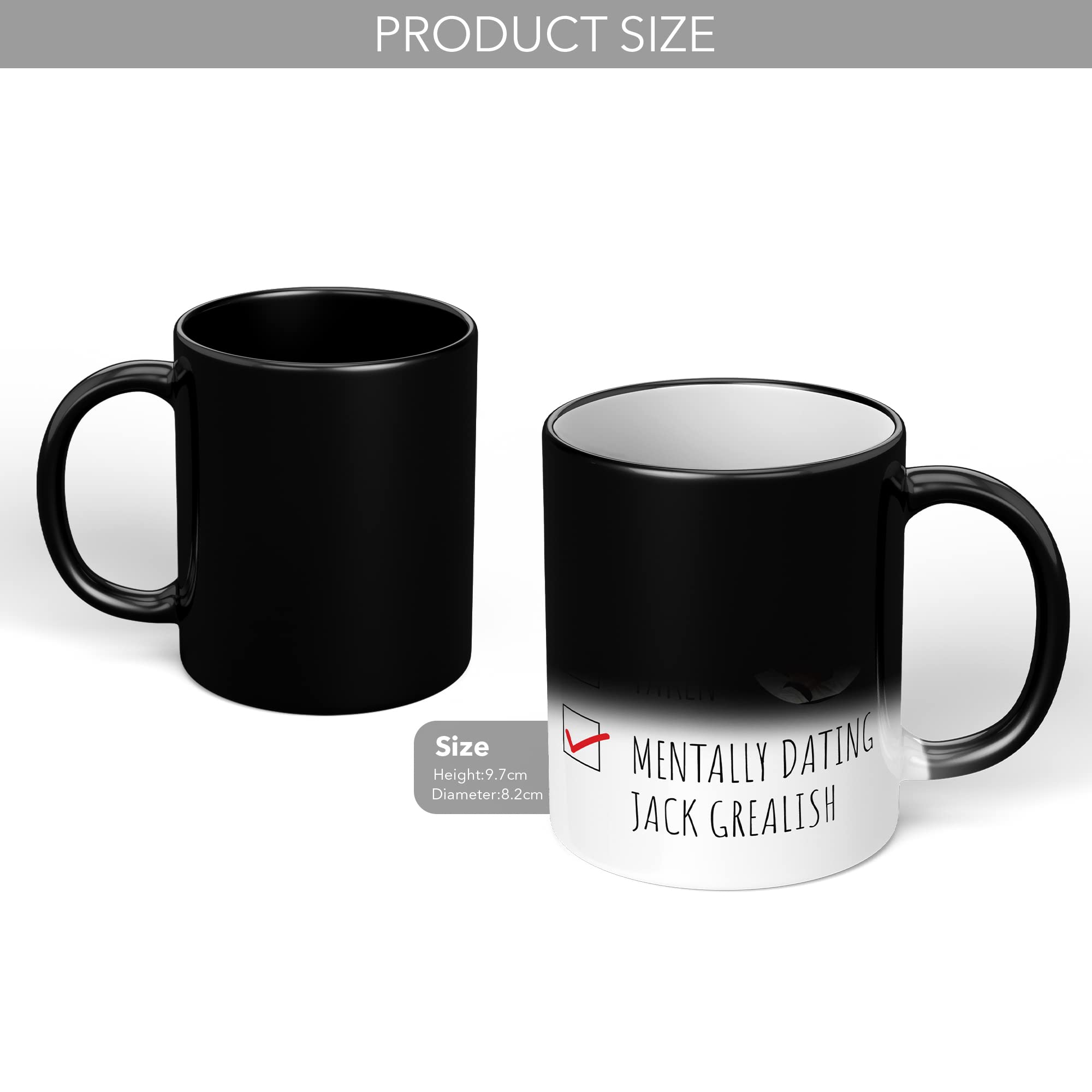 Print Maniacs Tasse Geschenk Weihnachten Geburtstag Neuheit Celebrity Fußballer Kaffee Tee Geschenk Geschenk Mentally Dating Jack Grealish (dunkelblaue Füllung