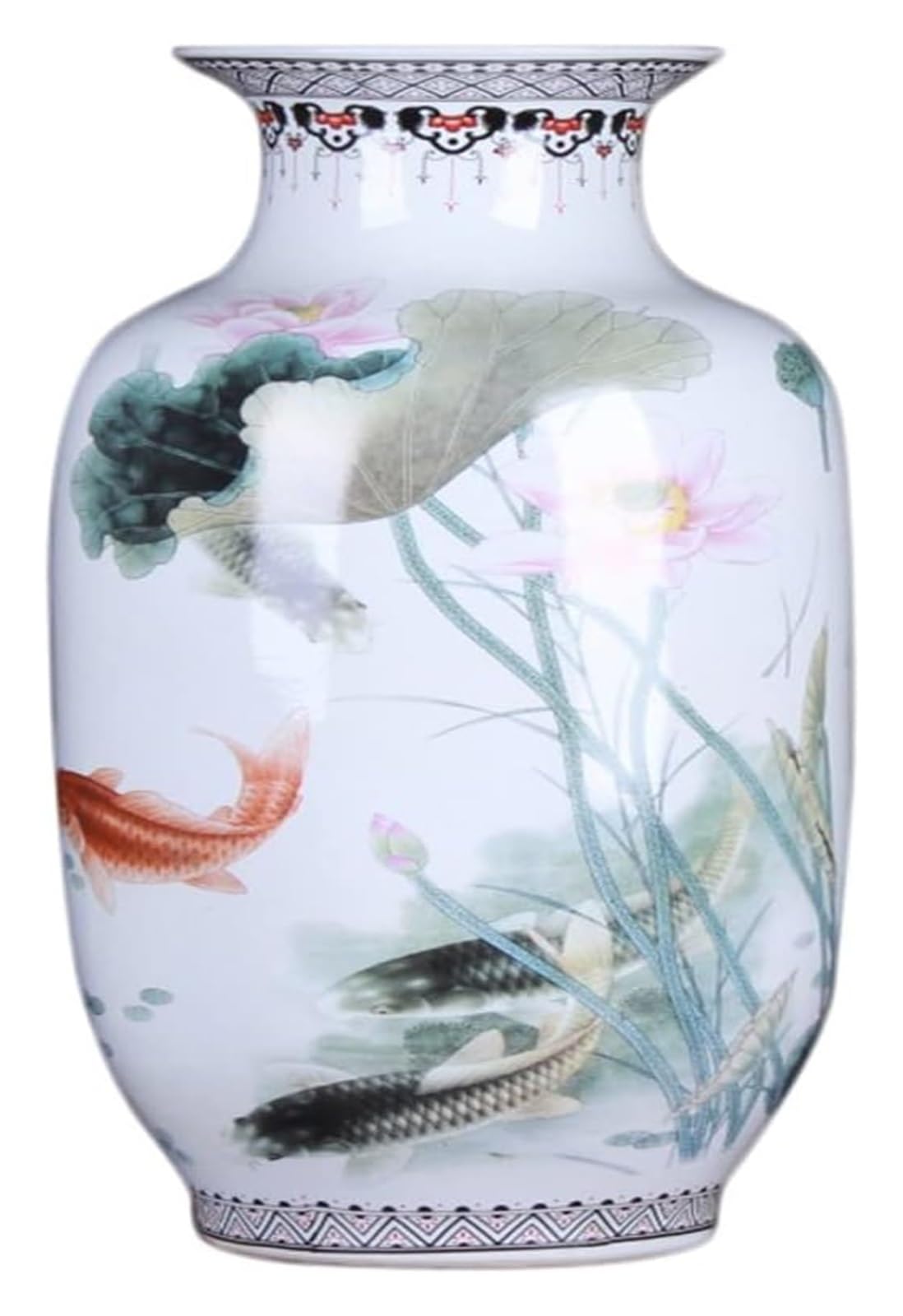 Vase Tabletop Ceramic Vase Ornament Floor Vase Indoor Foyer Decoration,