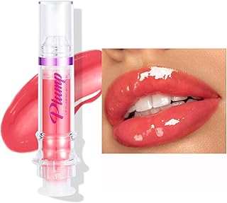 Brillo voluminoso de labios, natural picante ...