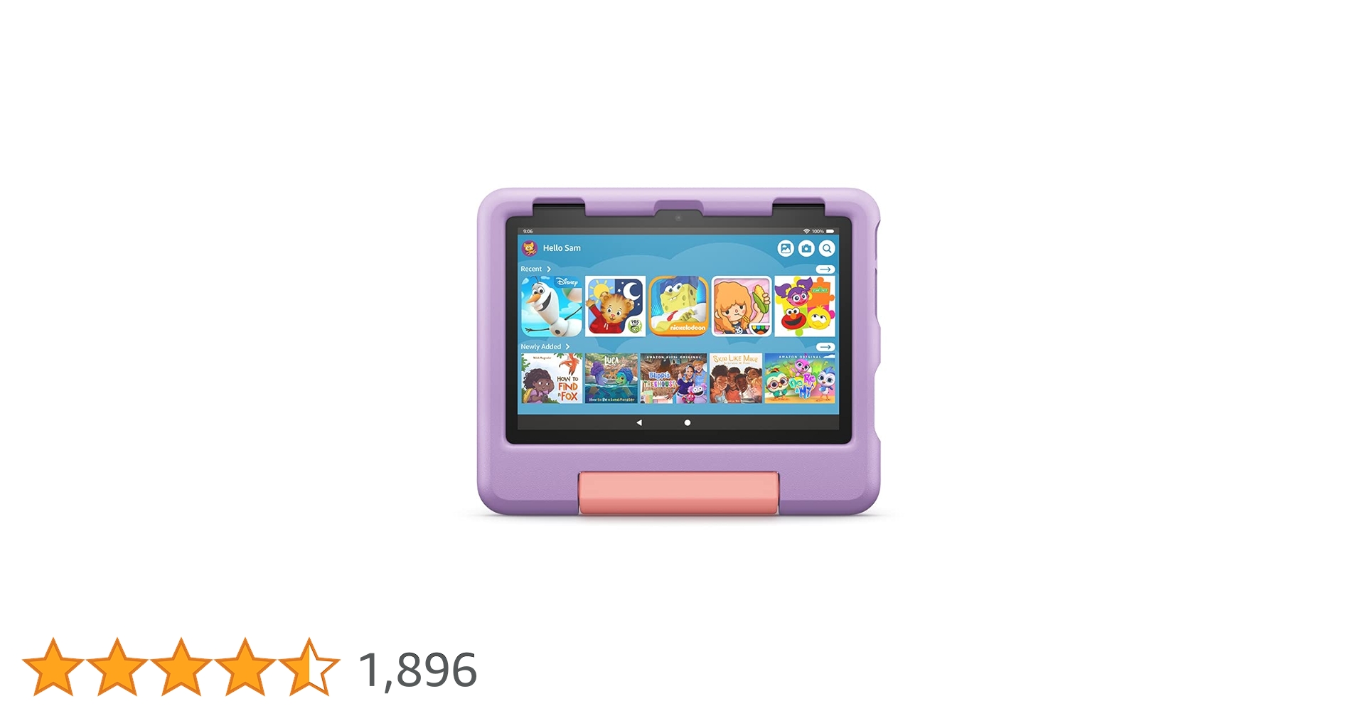 Amazon Fire HD 8 Kids tablet, ages 3-7. Top-selling 8