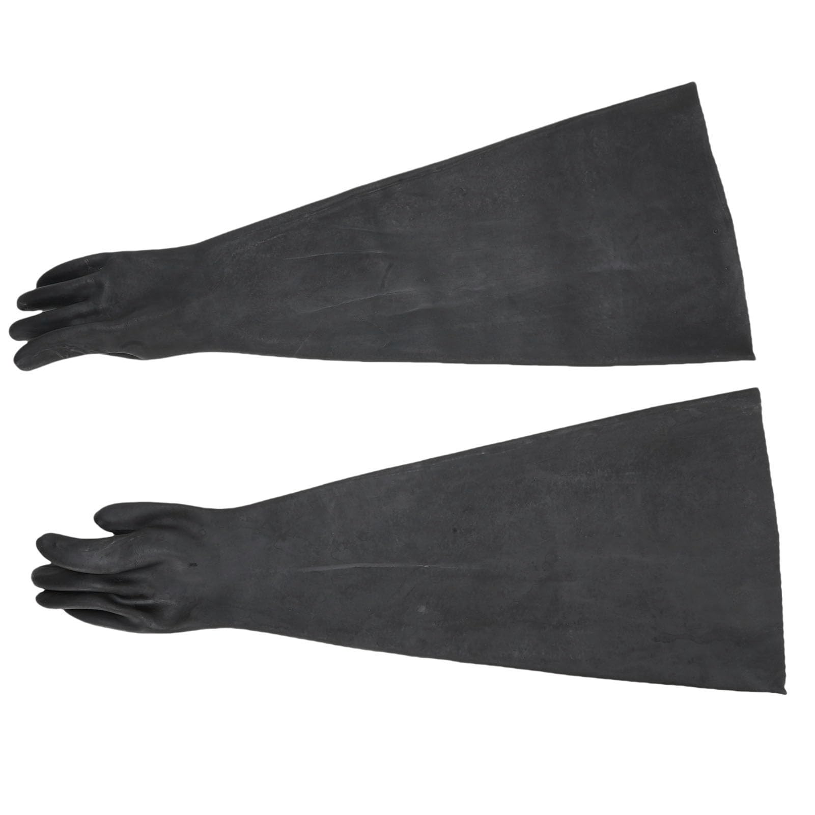 Protección para manos y antebrazos de 28 pulgadas de largo: 1 par de guantes de látex resistentes para chorro de, compatibles con gabinete de chorro de, caja seca, guantera,