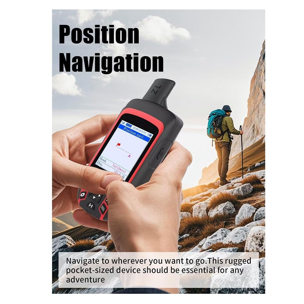 Per il e L'Escursionismo, GPS Portatile A6 con Supporto Multi-GNSS, di Navigazione GPS per Appassionati di Attività All'Aperto.