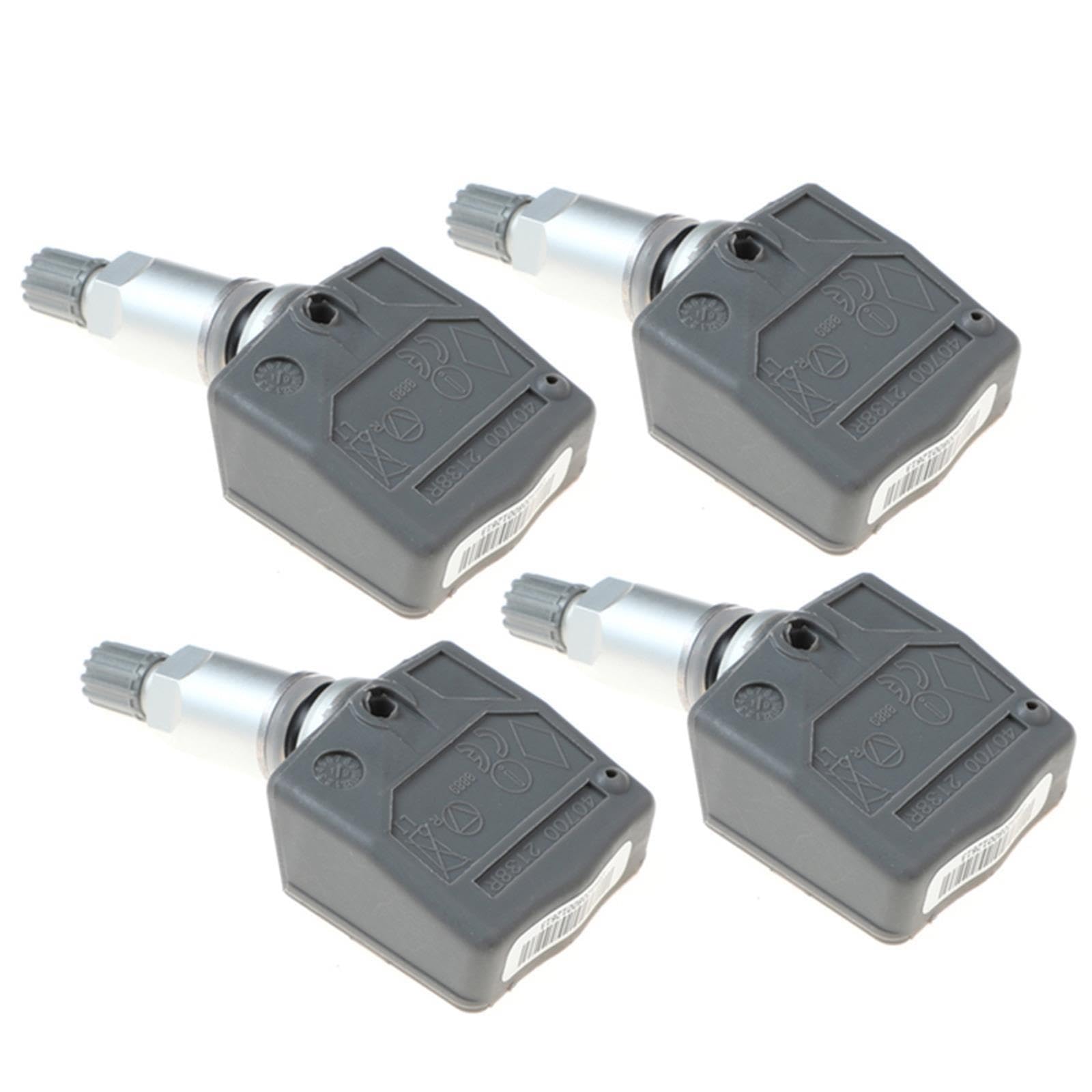 Genérico Sensor tpms Sensor de presión neumáticos TPMS 433Mhz 407002138R para Renault Laguna II(4pcs)