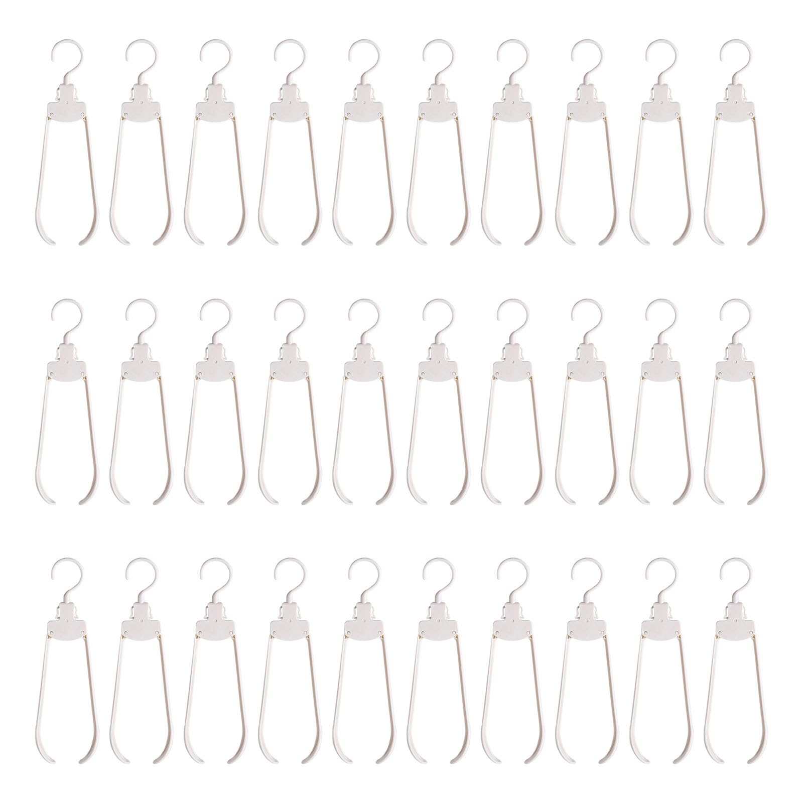 Tsophreniq 3 Travel-Ready Foldable Hanger with Deformation-Resistant Space Efficient Clothes Rack for Wardrobe Optimization Space Efficient Clothing Hanger