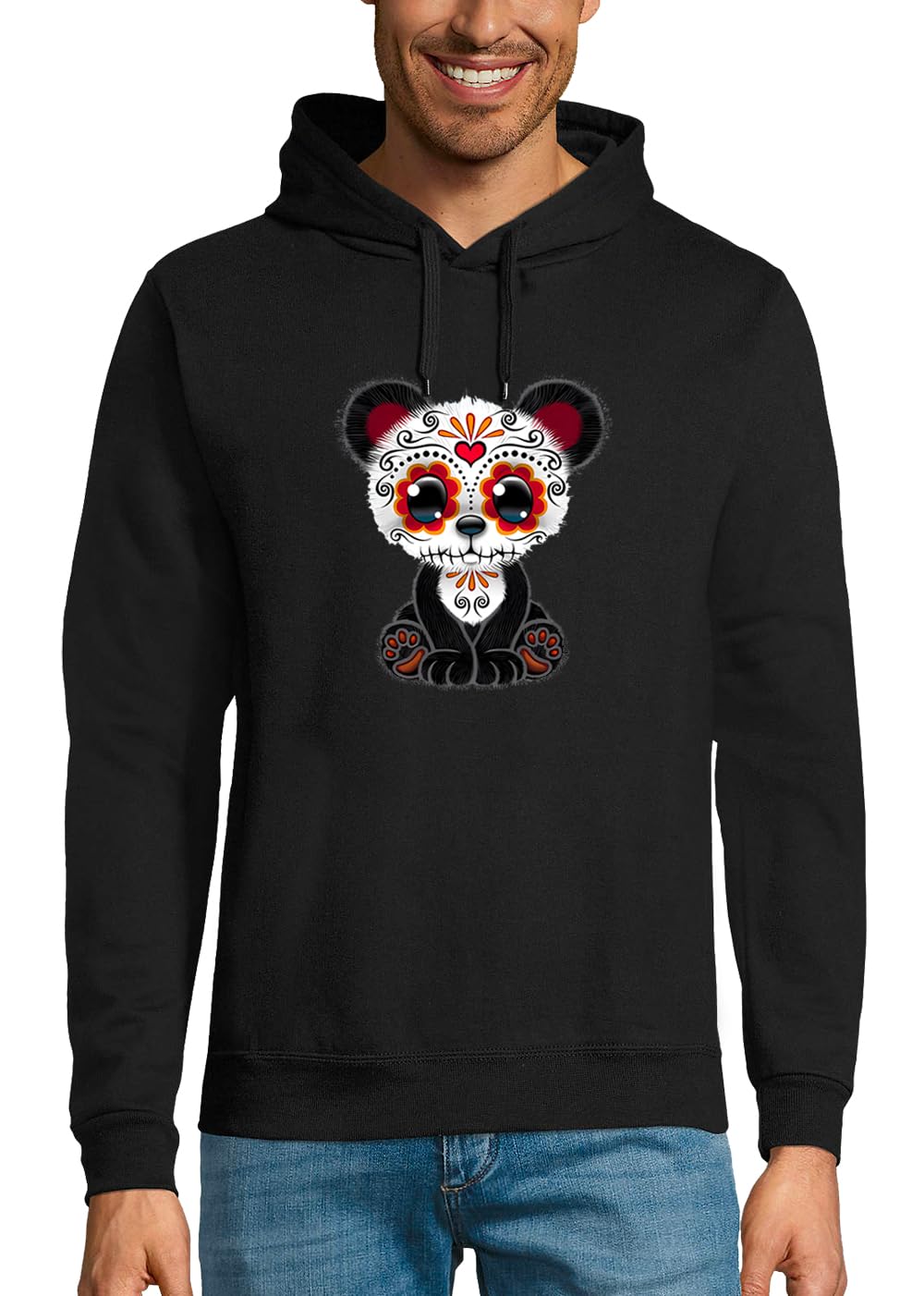 Sweat à capuche panda mexicain homme pour remplacer vos pulls ternes