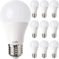 Kit 10 Lâmpada Bulbo LED 15W E27 6500K Branco Frio Ledo