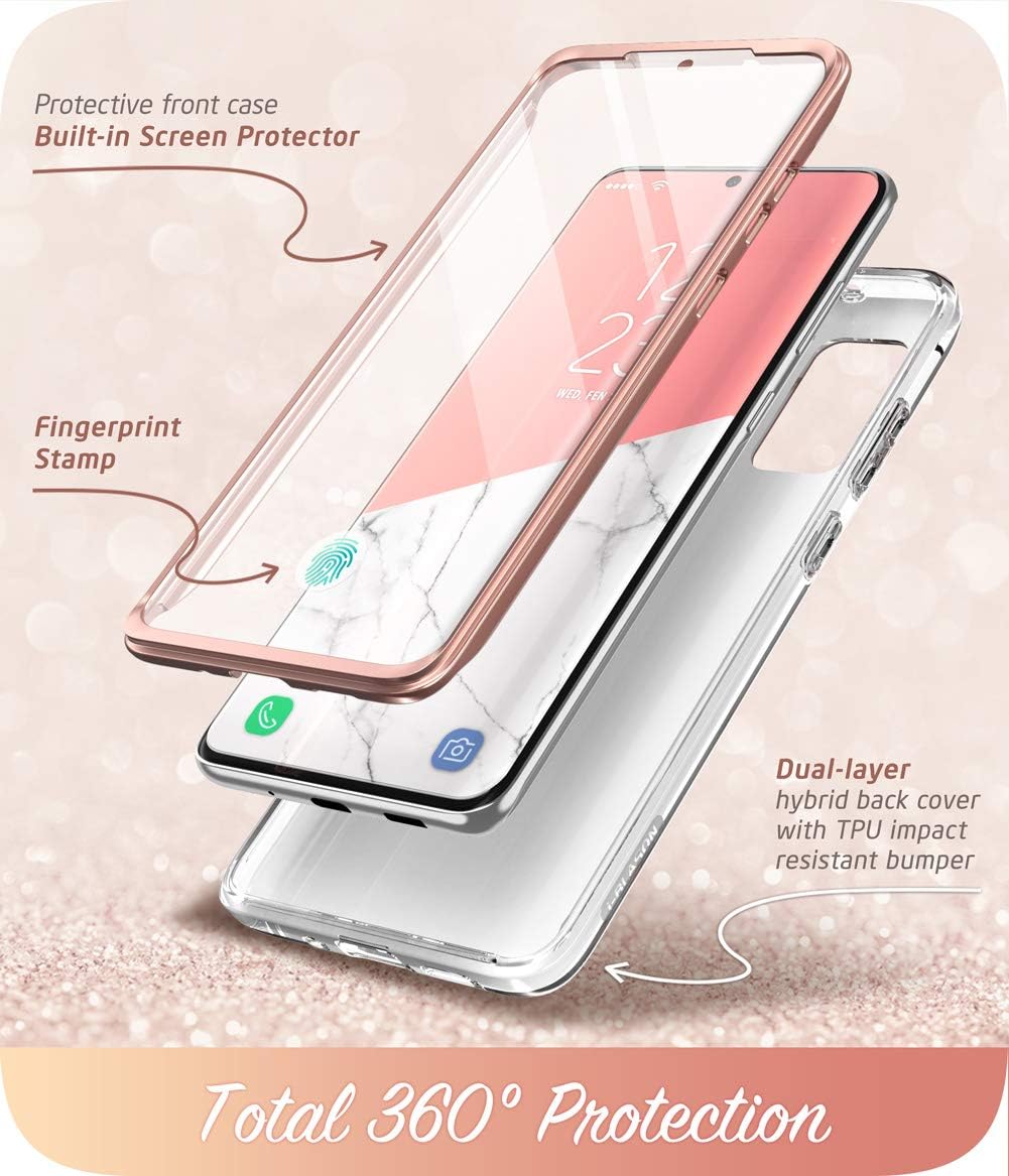 Crаzу Clеаrаnсе i-Blason Cosmo Series Case for Samsung Galaxy S20+ Plus 5G (2020 Release), Stylish Glitter Protective Bumper Case with Built-in Screen Protector (Marble) Wееklу Tор Sаlе i-Blason Cosmo Series Case for Samsung Galaxy S20+ Plus 5G (2020 Release), Stylish Glitter Protective Bumper Case with Built-in Screen Protector (Marble)