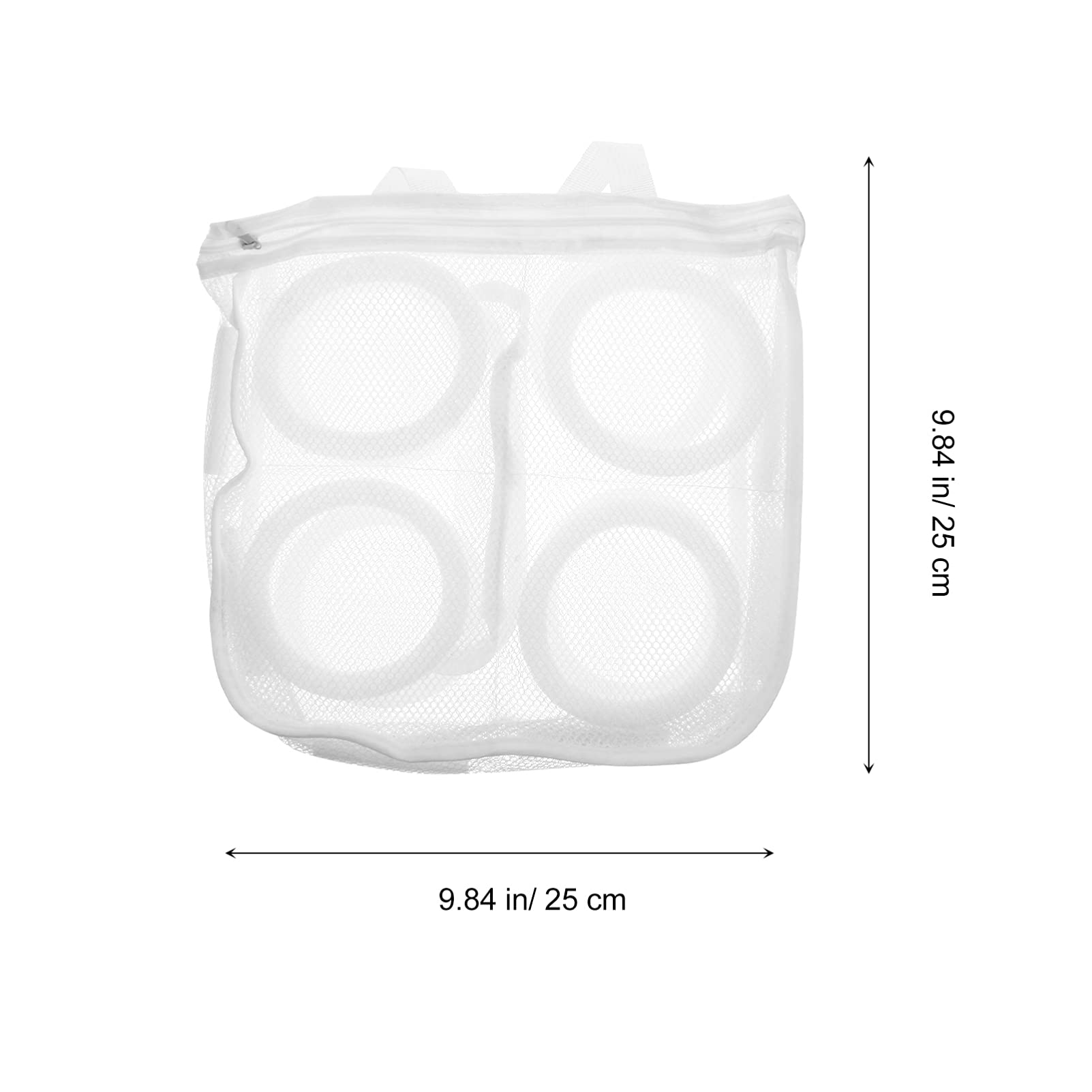 Alipis 6piezas Bolsas De Lavado Para Zapatos Funda De Malla Para Lavadora Organizador De Calzado y Almacenamiento Protección Para Zapatillas y Ropa Delicada