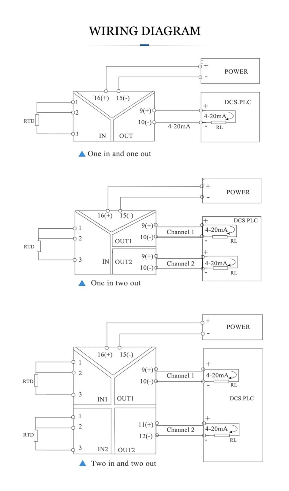 1 convertidor pt100 a 0-10v, 4-20 mA, 0-10v, Salida, Entrada, señal de Temperatura, aislador PT1000-50-300 °C, Pt100-200-850 °C, Cu50-50-150 °C(0-5V_24V_PT100)