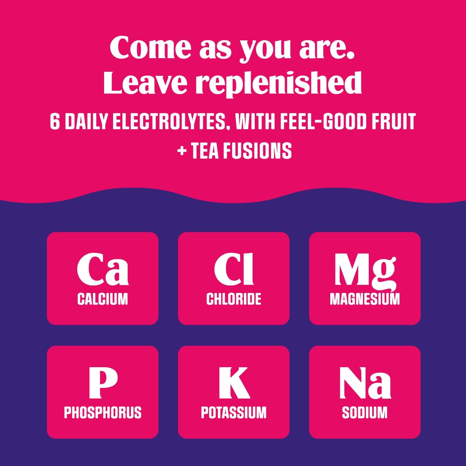 Ultima Replenisher Electrolyte Powder & Instant Tea Drink Mix – TeaFresher Variety, 16 Stickpacks – Sugar Free Electrolytes Hydration Packets with Fruit & Tea Fusions – Plant Based & Keto Friendly - Image 7