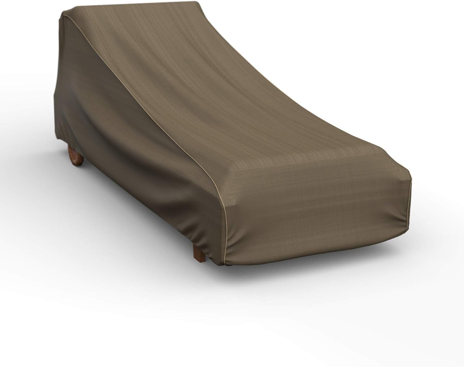 Budge P2W01BTNW3 StormBlock Hillside Patio Chaise Lounge Cover Premium, Outdoor, Waterproof, Large, Black and Tan Weave