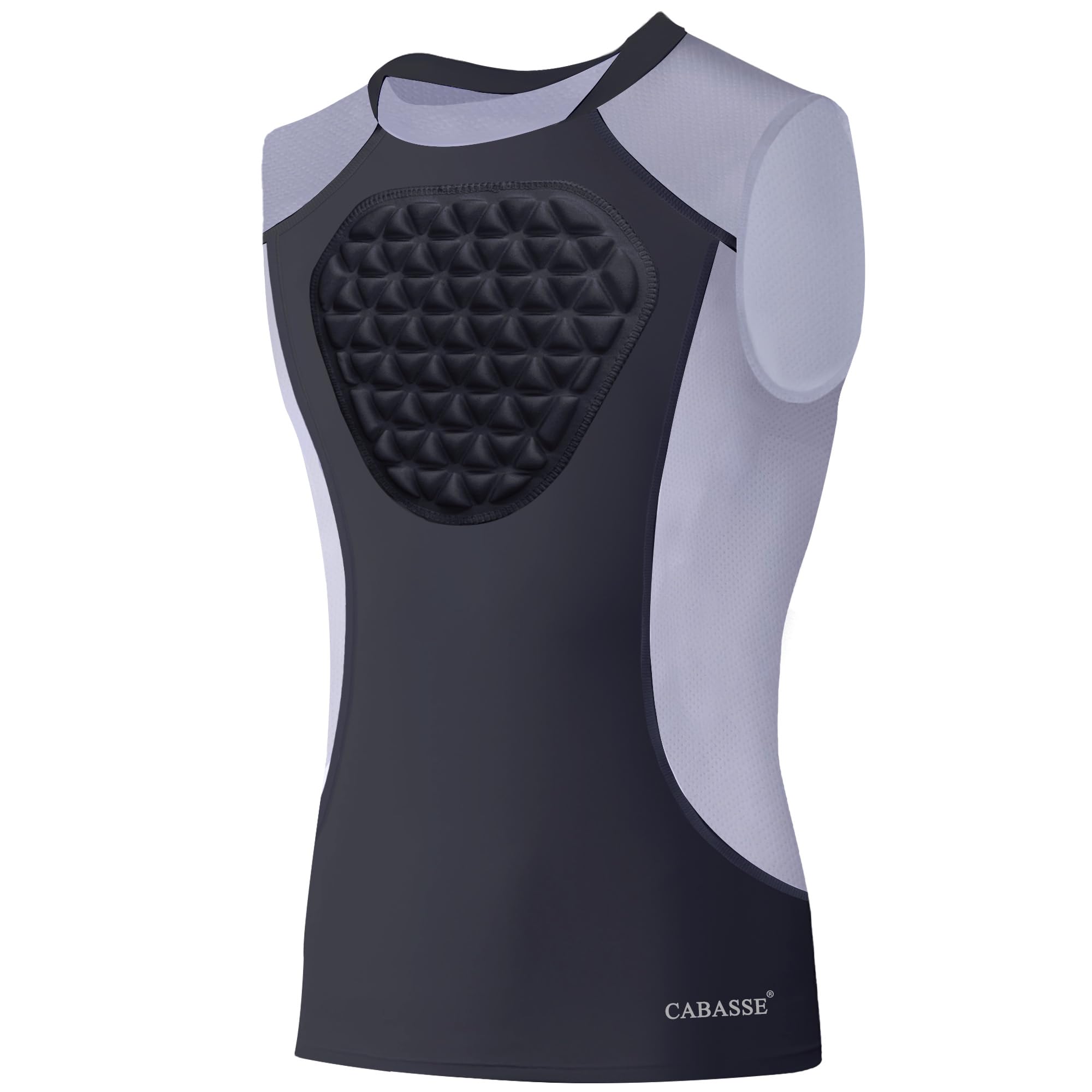 Cabasse Youth Chest Protector, Heart-Guard/Sternum Protection Shirt for Baseball, Football, T Ball, Lacrosse & Goalies