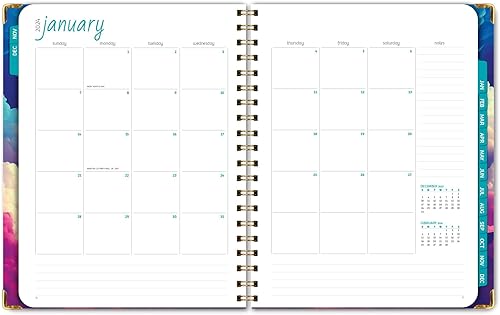 Miniatura 5 de Global Printed Products Agenda 2024 de tapa dura (noviembre de 2023 a diciembre de 2024) Agenda diaria, semanal, mensual y anual de 8.5 x 11