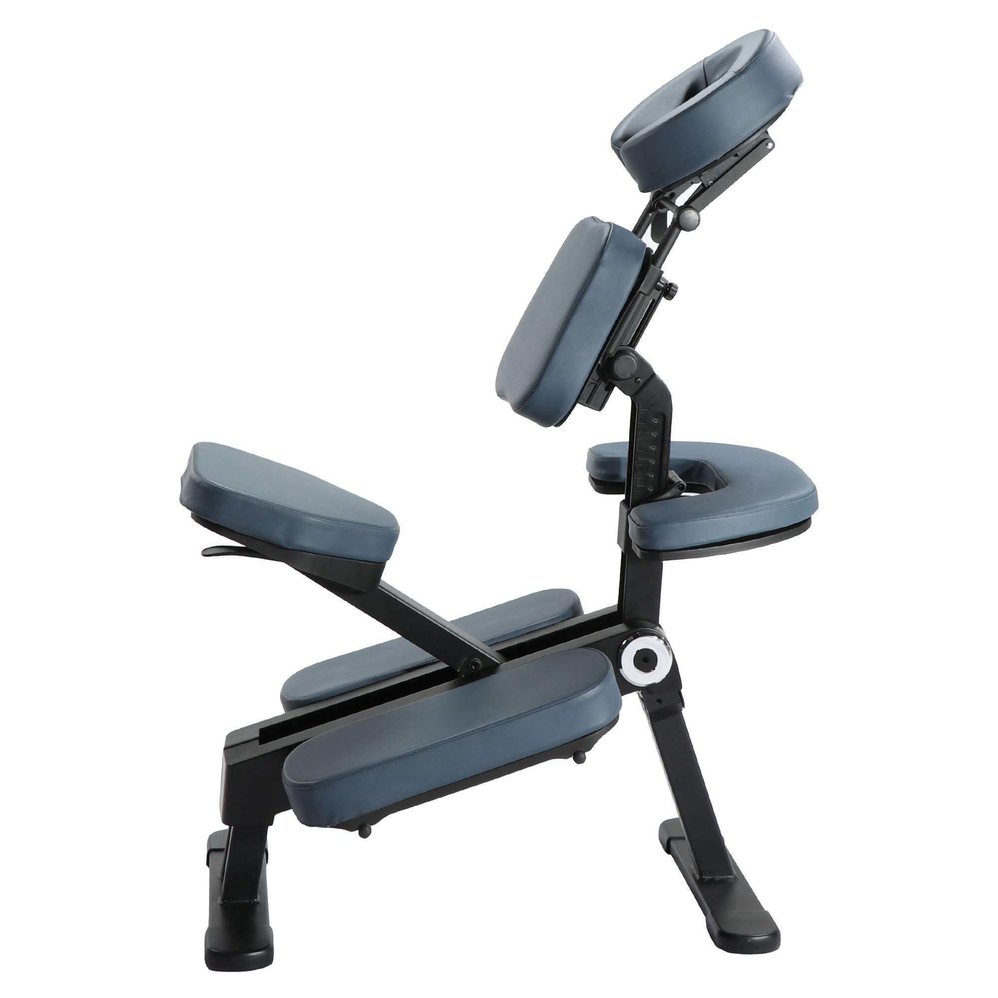 Master Massage Gymlane - Sedia massaggiante portatile, design ergonomico con imbottitura in schiuma da 5 cm, configurazioni multiple, supporta fino a 272 kg di sedia portatile per tatuaggi