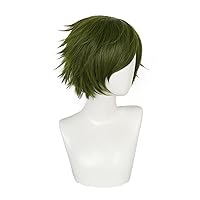 Vista 11 de Anogol peluca color blanco plateado Tokio Ghoul Tokio Guru Kaneki Ken para fiesta de Cosplay