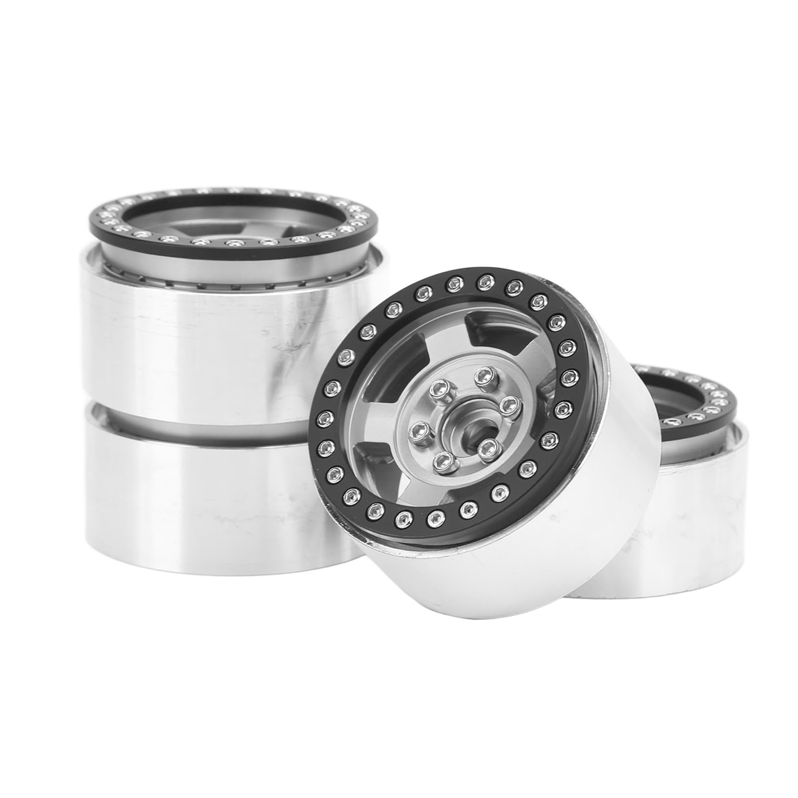 4 szt. Felgi kół RC 1,9 cala Wymiana metalu RC Koło samochodu SCX10 90046 AXI 03007 MST 1/10 RC Car (Koloru)