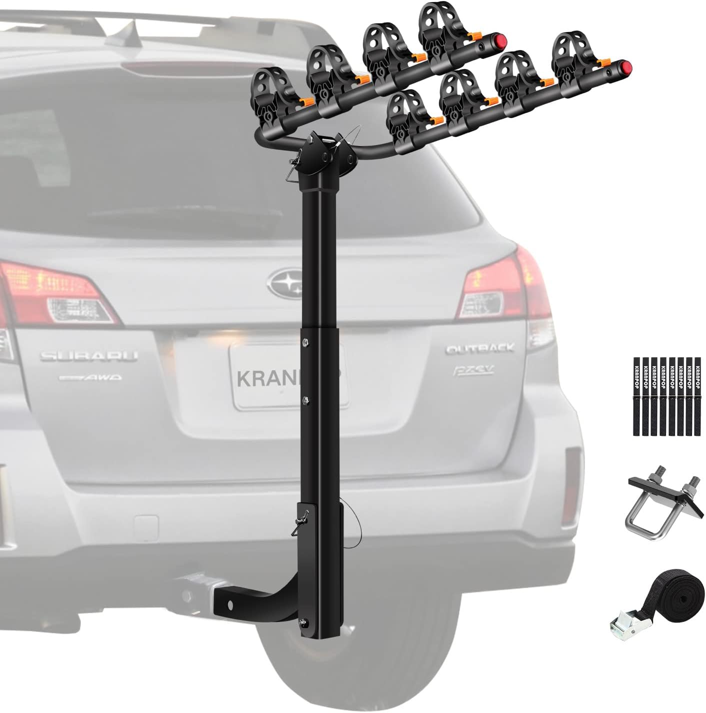 4 Bike Rack ,Bicycle Car Racks,Kranpop HeavyDuty Bicycle