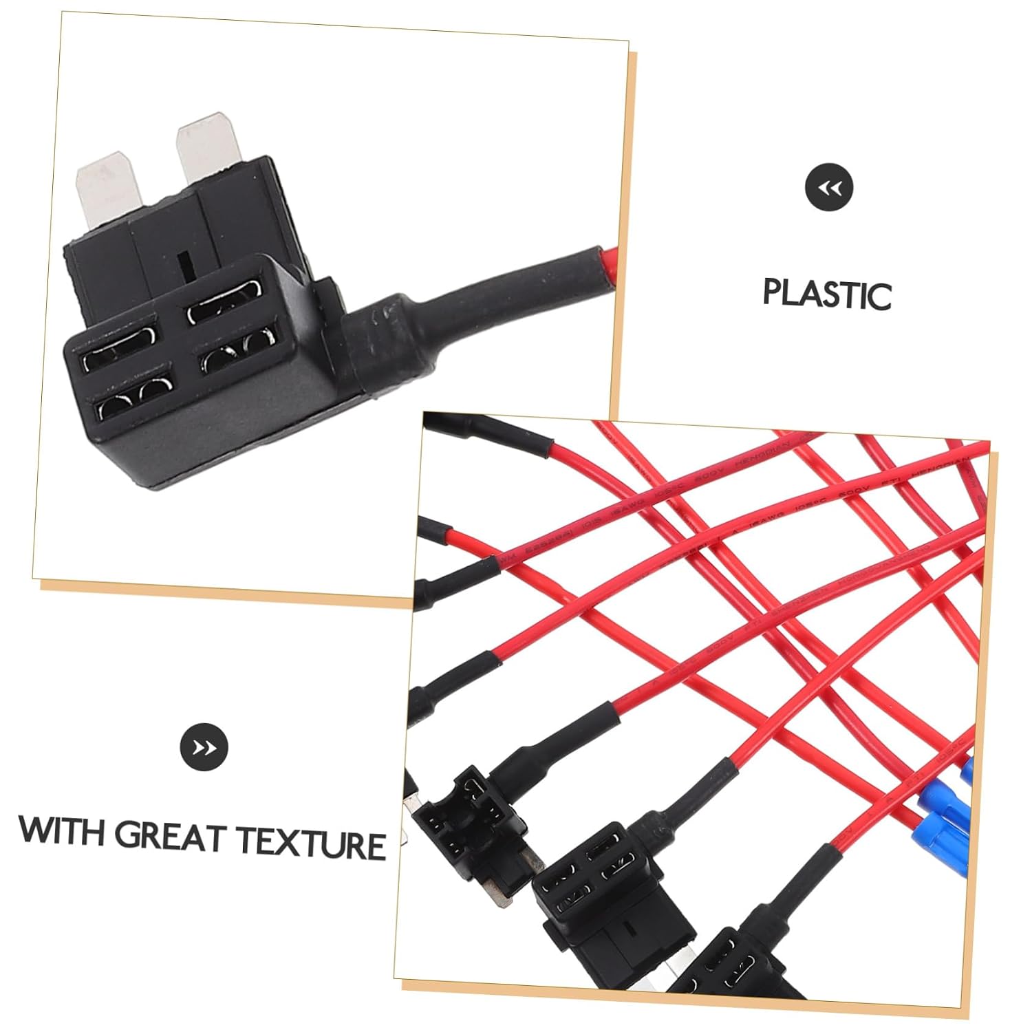 Alipis 1 Set Fuse Holder Kit Heavy Duty Automotive Replacement Fuse Tap Standard Car