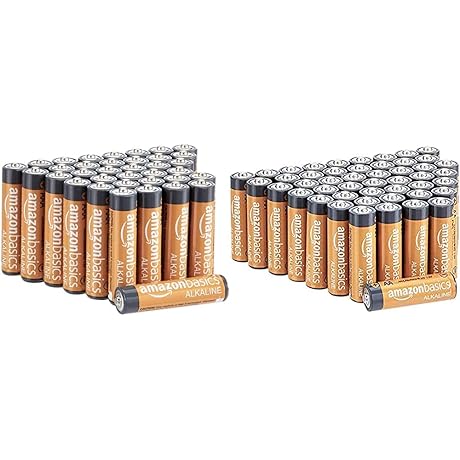 Amazon Basics Alkaline Battery Combo Pack: Power Your Essentials
