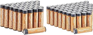 AmazonBasics Alkaline Battery Combo Pack | AA 48-Pack,...