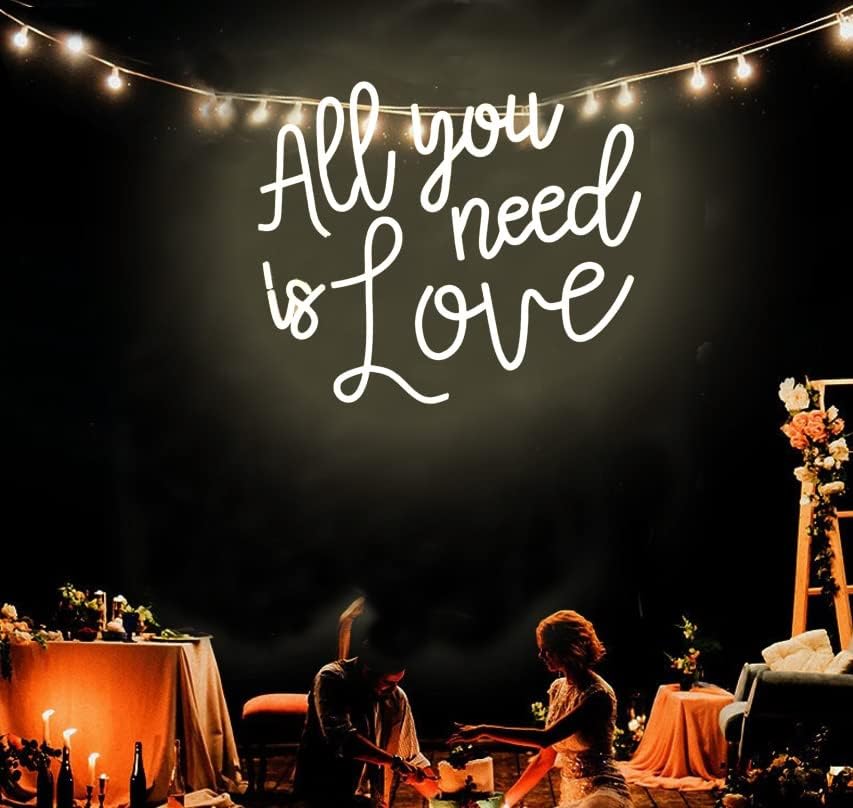 Miniatura 3 de Letrero de neón blanco cálido para boda, letrero de luz LED de neón para dormitorio, fiesta de cumpleaños, despedida de soltera, compromiso, hogar,