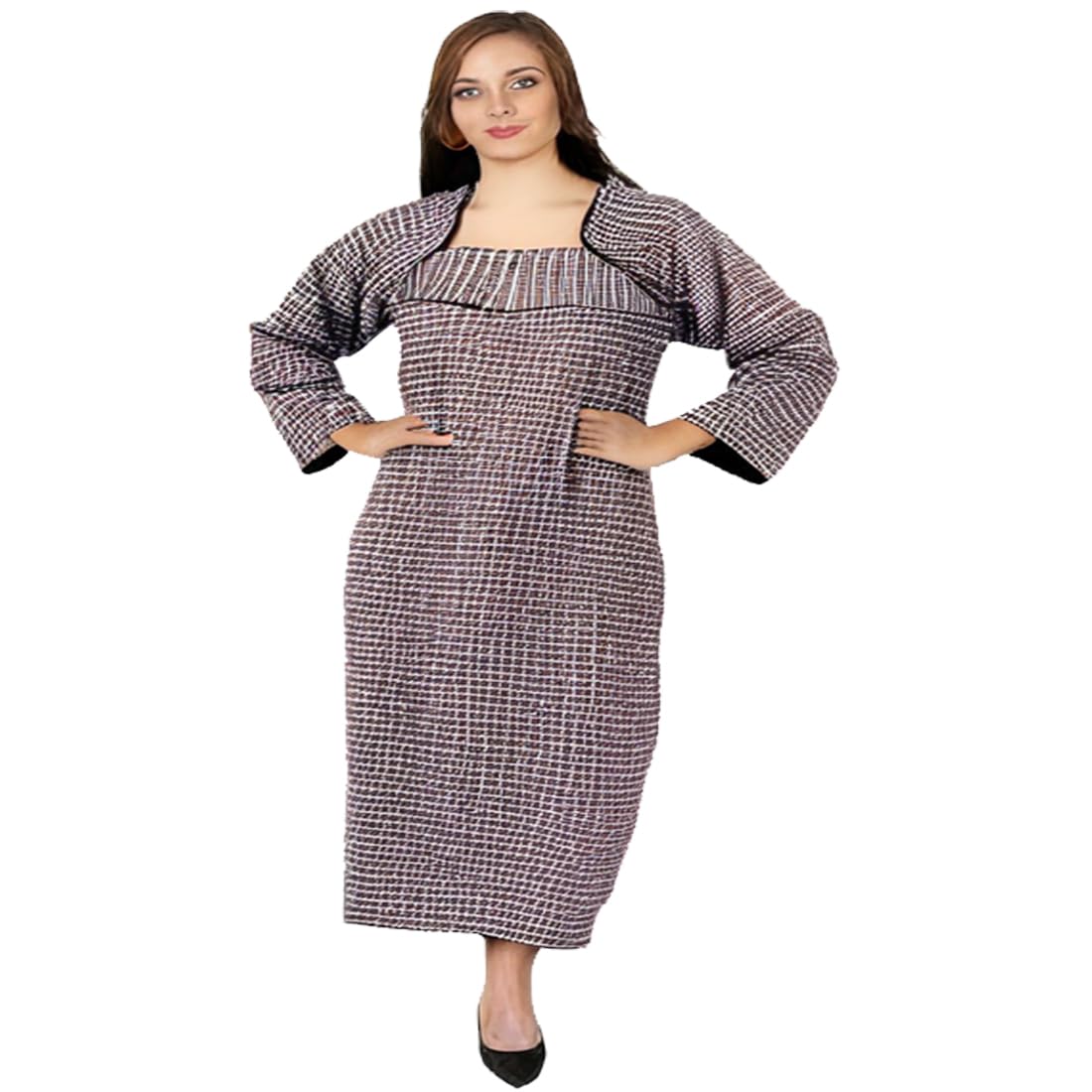 cigain Women's and Girl's Kimono Loungewear Tunic Kaftan Woolen/Winter Sleepwear Nightwear Nighty Multicolour-picture-20