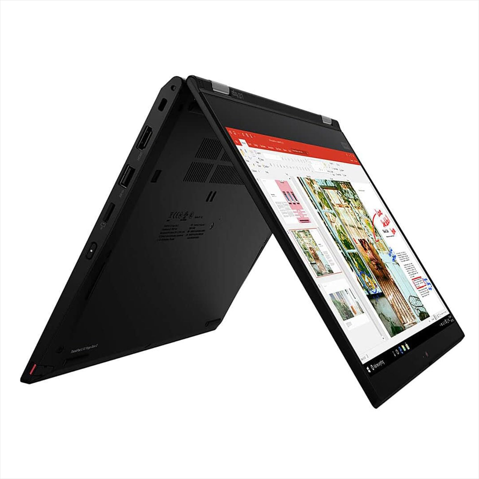 Lenovo Thinkpad L13 Yoga Gen 2 Business Laptop Touchscreen 2 in 1, 13.3" FHD Notebook AMD Ryzen 3 5400U, Ram 8 Gb, SSD 256 Gb, Tastiera ND Qwerty, Windows 11 Pro (Ricondizionato)