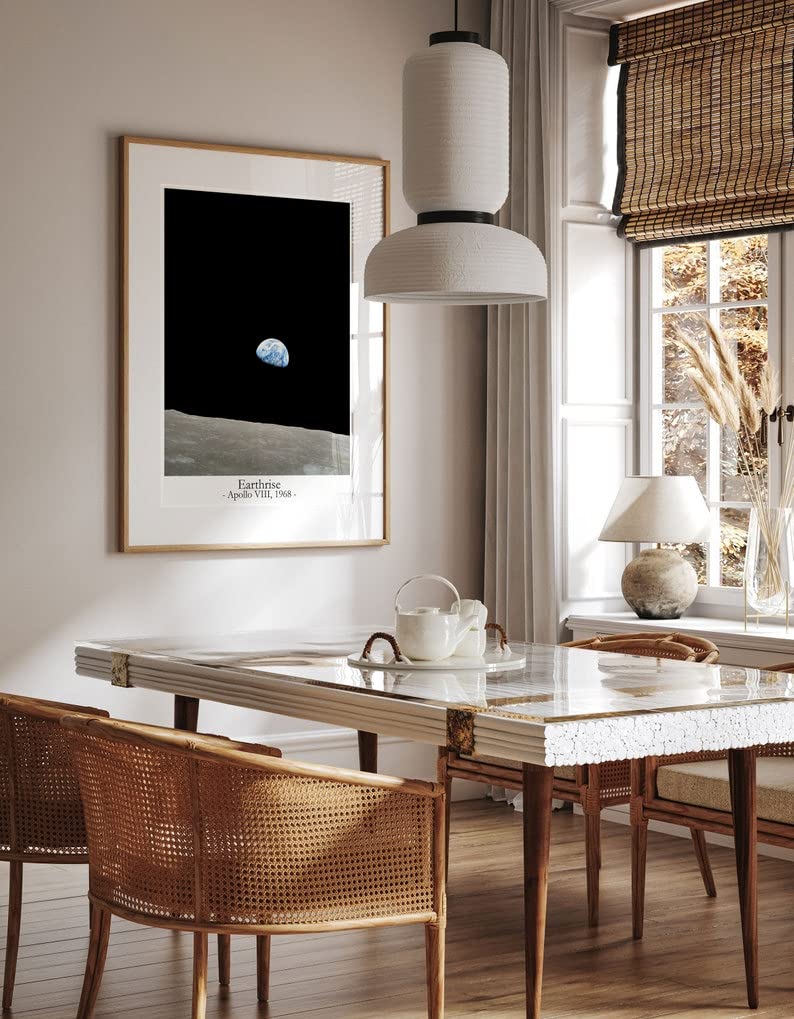 WallBuddy Earthrise Photo Earthrise Print Space Print Space Décor (11 x 14