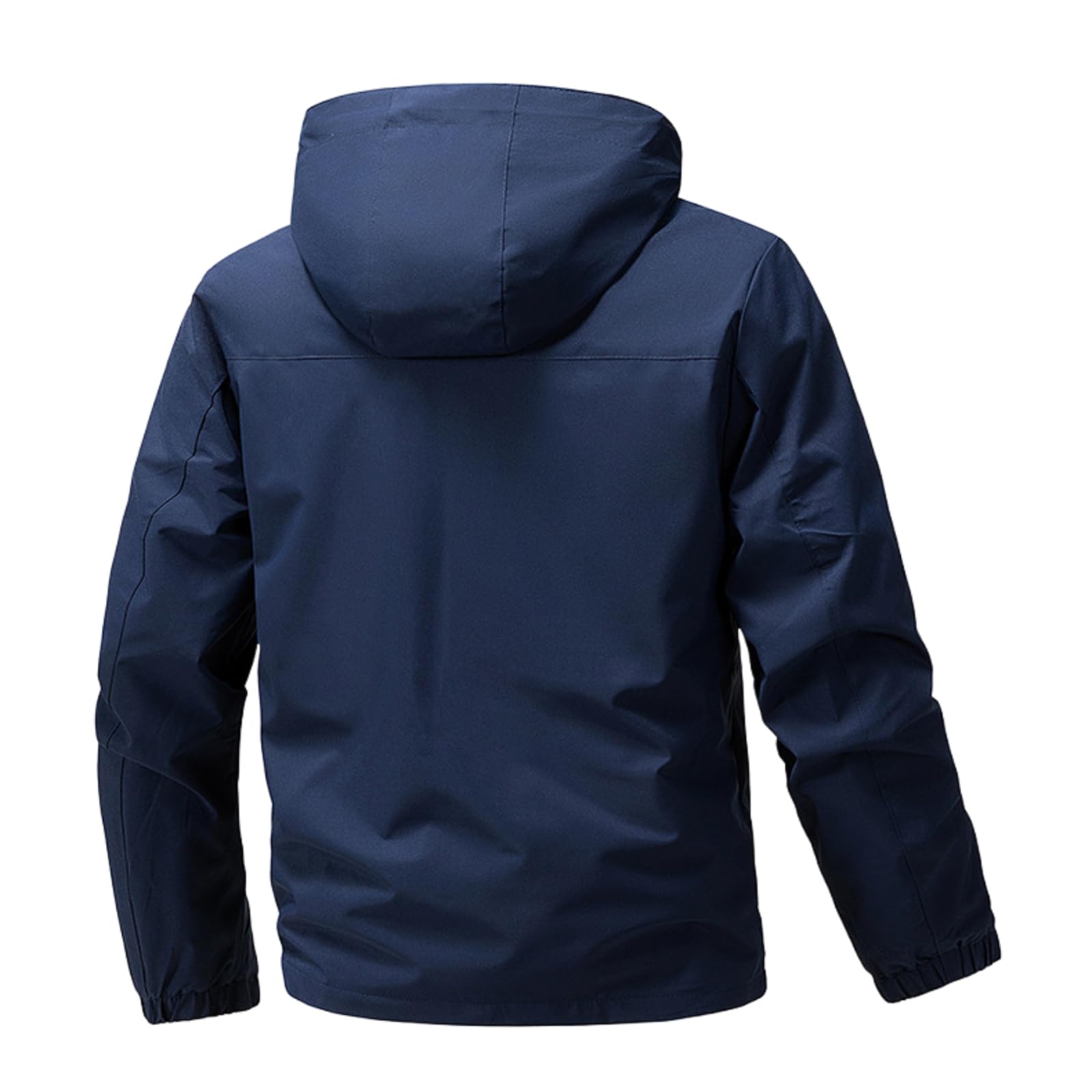 Generisch Arbeitsjacke Herren Mit Kapuze Sweatjacke Winddichte Sportjacke Outdoor Windbreaker Outdoorjacke Männer Sportlich Kapuzenjacke Cargo Trainingsjacke Herrenmantel Reißverschluss Jacke Langarm