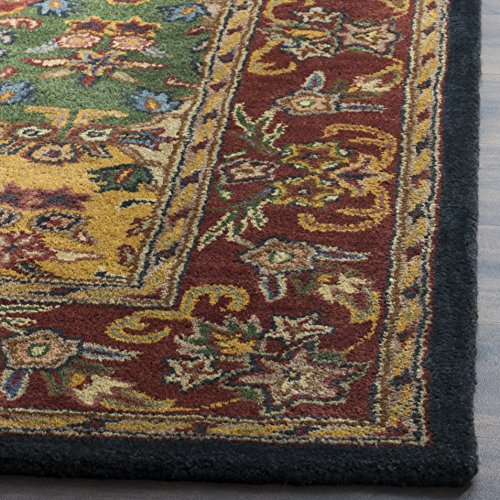 Safavieh Heritage Collection 6' X 9' Multi / Burgundy Hg911A Handmade Traditional Oriental Premium Wool Area Rug #TOP3