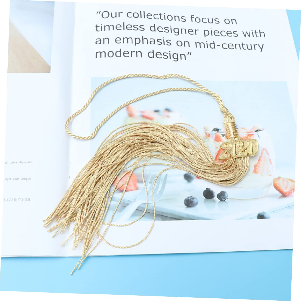 HOODANCOS Doctor Hat Tassel Hanging 40cm Graduation Cap Tassels Pendant Charm Design Graduation Gown Accessories