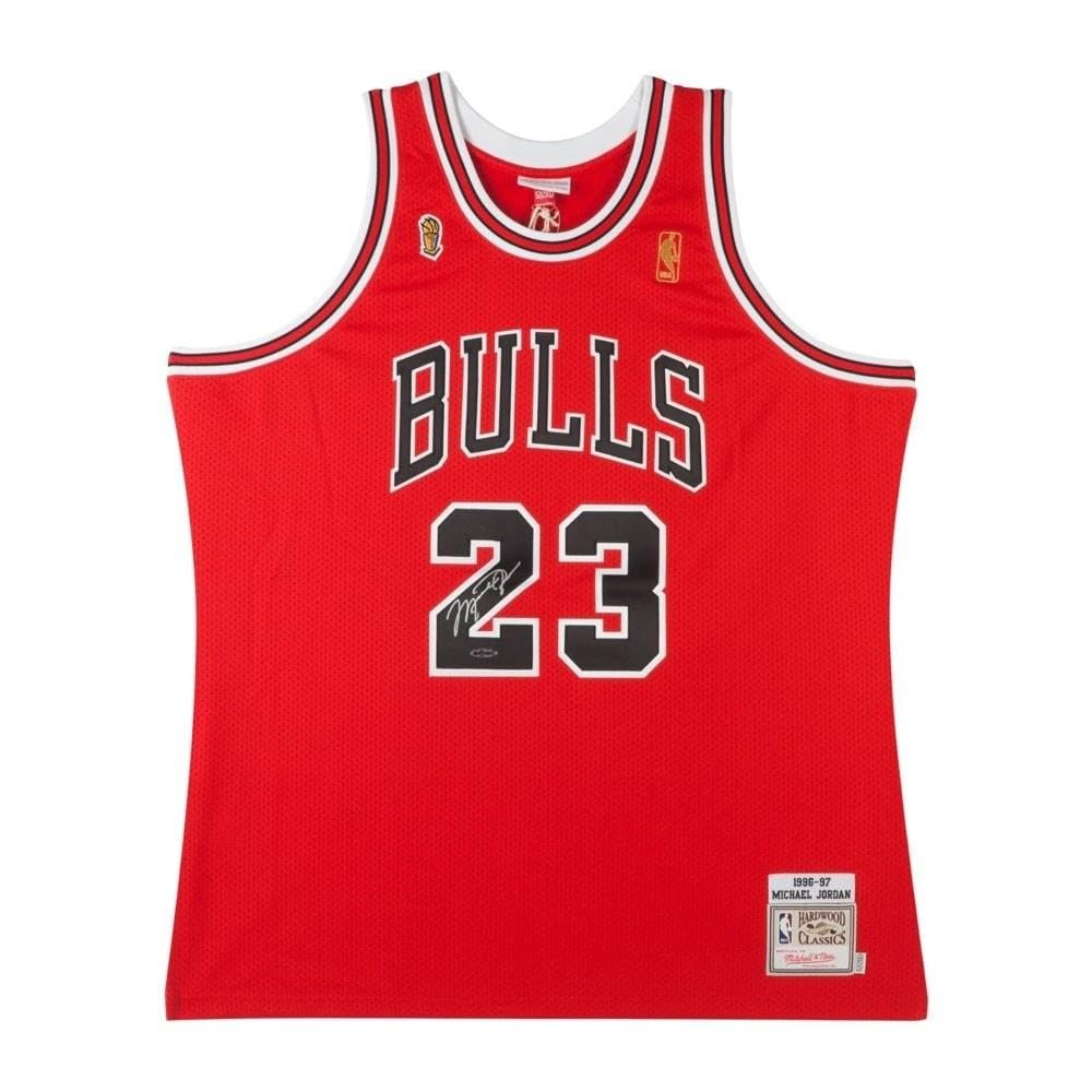ウェア 1996-97 Michael Jordan Bulls jersey 50 Youth Chicago Bulls Authentic Mitchell & Ness Michael Jordan