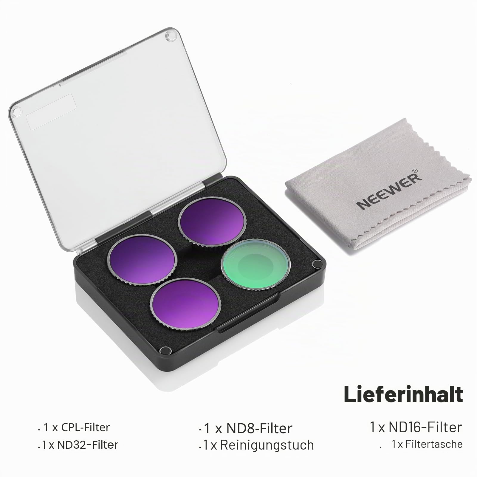 Neewer ND Filter Set kompatibel mit DJI Osmo Action 5 PRO/Action 4 – Bild 9