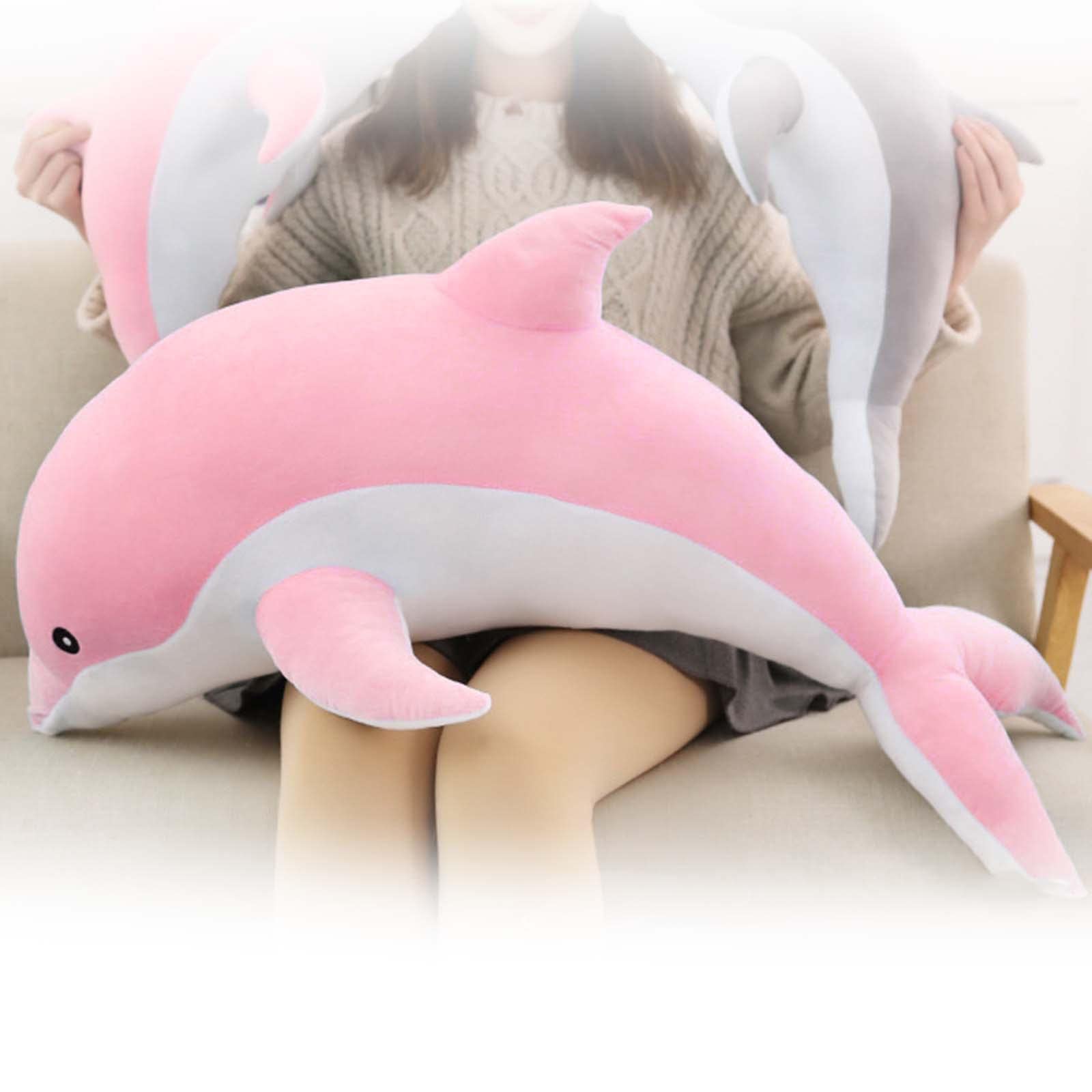 Delfin Kuscheltier Stofftier Plüschtier Tierfigur Extra Weich für Dekoration Sofa Auto Kinderzimmer Arbeitszimmer Geschenk